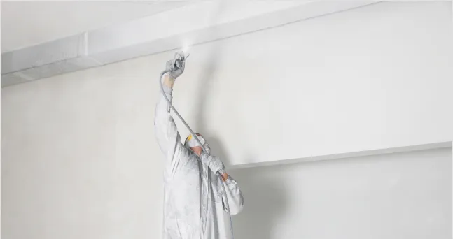 Plafond spuiten