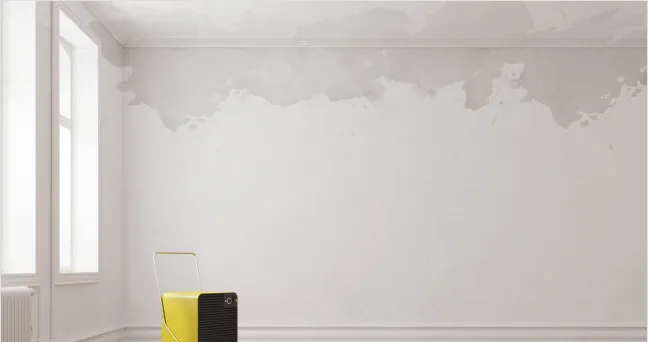 Waterschade aan een muur herstellen