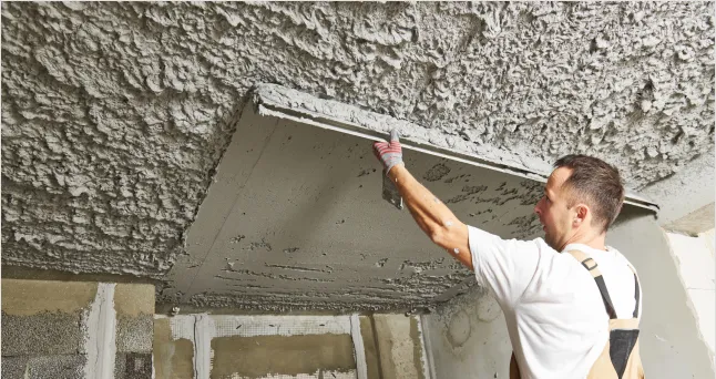 Plafond stucen